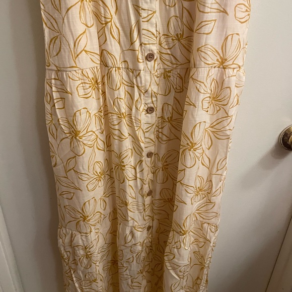 NWT LC Lauren Conrad Print Button-Front Maxi Dress Size Medium - Picture 5 of 7